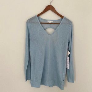 NWT Blue Backless Threads 4 Thought Long Sleeve